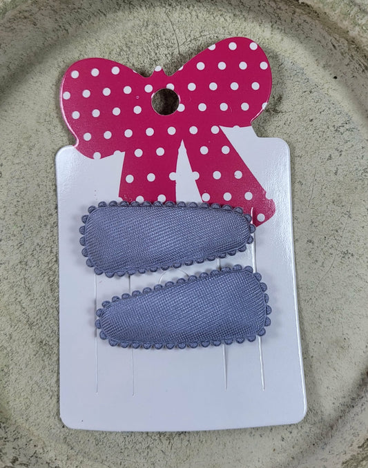 Baby klikspeld satijn grijs