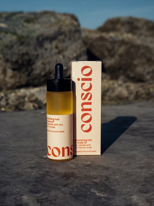 Conscio broccoli seed hair oil